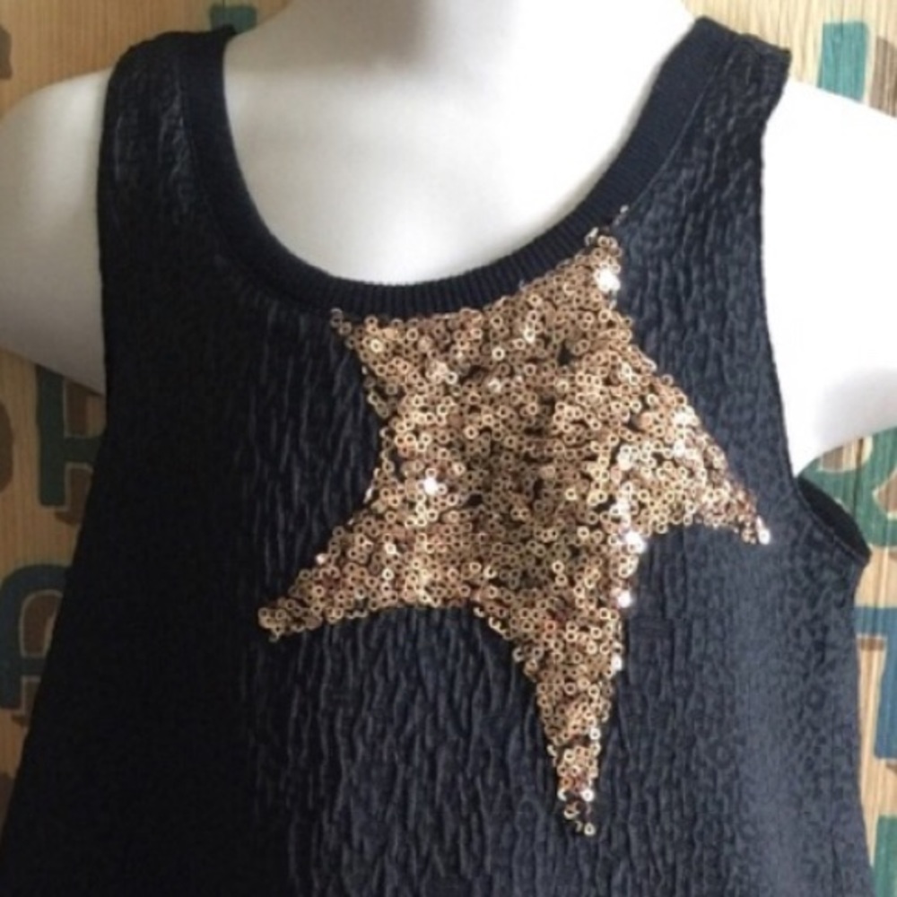 Venera Arapu Sequin Star girl’s top - Picture 5 of 6